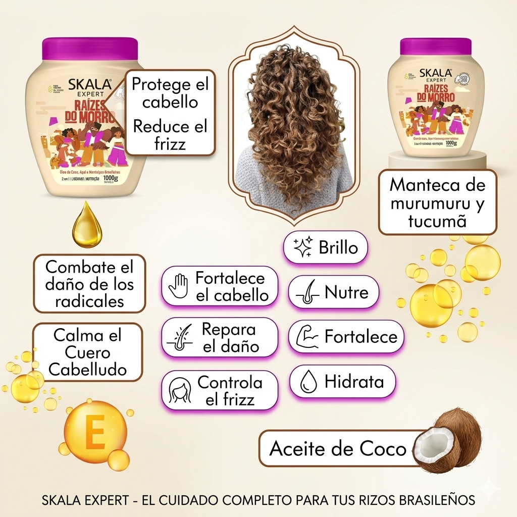 Máscara Raízes do Morro 1000 g SKALA