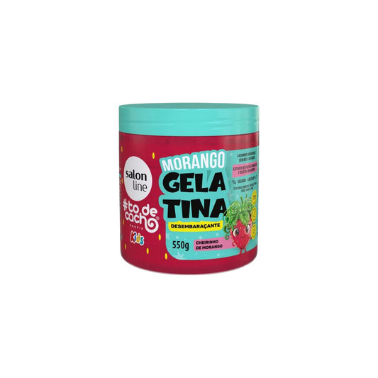 Gelatina desenredante Antifrizz Kids Morango 550gr SALON LINE