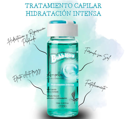 Ampolla Capilar Hidratación Intensa Bubbaluu 30ml