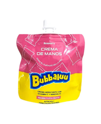 Crema de Manos Sachet Bubbaluu 30gr - Tutti Frutti