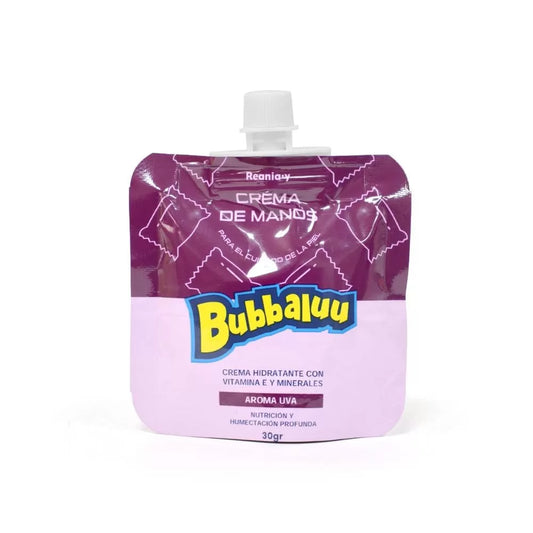 Crema de Manos Sachet Bubbaluu 30gr - Uva